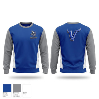 Crew Neck Sweatshirt, Grand Island Vikings, Baseball, Teamtime, Team time, sublimation, custom sports apparel, team uniforms, spirit wear, spiritwear, sports uniforms, custom shirts, team store, custom team store, fundraiser sports, apparel fundraiser