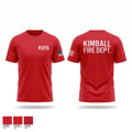 Kimball volunteer fire department 8157693 Short Sleeve Performance Shirt - 1