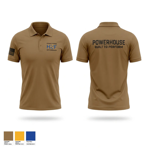 Short Sleeve Performance Polo, 59th Ordnance Brigade, Army, Teamtime, Team time, sublimation, custom sports apparel, team uniforms, spirit wear, spiritwear, sports uniforms, custom shirts, team store, custom team store, fundraiser sports, apparel fundraiser