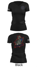 ESIT-3 18090159 Women's Short Sleeve V-neck Shirt - 27