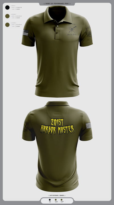 201st HMOD 51359683 Short Sleeve Performance Polo - 2