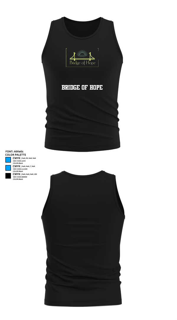 Tank Top, Bridge of Hope, , Teamtime, Team time, sublimation, custom sports apparel, team uniforms, spirit wear, spiritwear, sports uniforms, custom shirts, team store, custom team store, fundraiser sports, apparel fundraiser