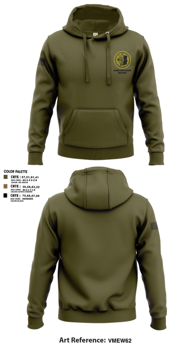 Illinois Counterdrug Task Force 54341154 Hoodie - 14