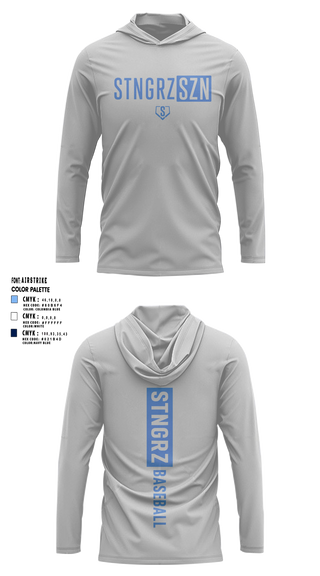 Long Sleeve Hooded Sun Shirt, GS Baseball, Baseball, Teamtime, Team time, sublimation, custom sports apparel, team uniforms, spirit wear, spiritwear, sports uniforms, custom shirts, team store, custom team store, fundraiser sports, apparel fundraiser
