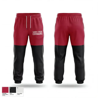 Sweatpants, Sandy Creek Cougars, Softball, Teamtime, Team time, sublimation, custom sports apparel, team uniforms, spirit wear, spiritwear, sports uniforms, custom shirts, team store, custom team store, fundraiser sports, apparel fundraiser