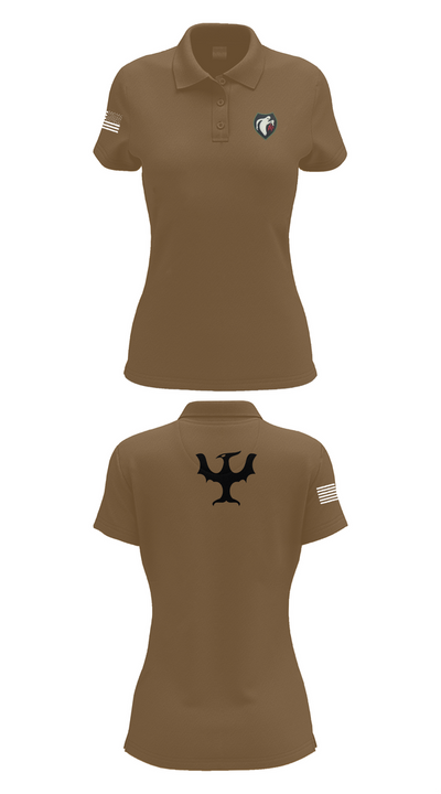 340th Psyop Co. 52894625 Women's Short Sleeve Performance Polo  - 15