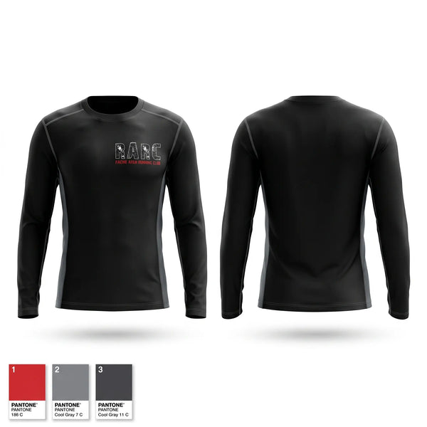 Long Sleeve Performance Shirt, Racine Area Running Club, Spirit Store, Teamtime, Team time, sublimation, custom sports apparel, team uniforms, spirit wear, spiritwear, sports uniforms, custom shirts, team store, custom team store, fundraiser sports, apparel fundraiser