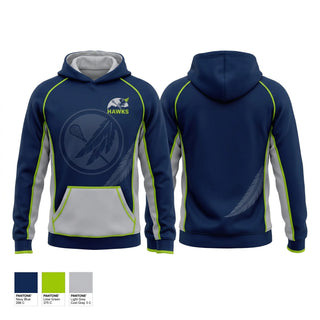 Hoodie, Chilliwack Hawks, Men's Lacrosse, Teamtime, Team time, sublimation, custom sports apparel, team uniforms, spirit wear, spiritwear, sports uniforms, custom shirts, team store, custom team store, fundraiser sports, apparel fundraiser
