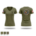 MCSFBN A CO 93054257 Women's Short Sleeve V-neck Shirt - 1