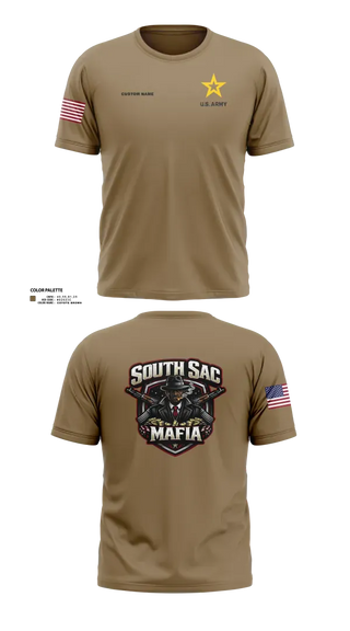 Short Sleeve Performance Shirt, SAC SOUTH, Army, Teamtime, Team time, sublimation, custom sports apparel, team uniforms, spirit wear, spiritwear, sports uniforms, custom shirts, team store, custom team store, fundraiser sports, apparel fundraiser