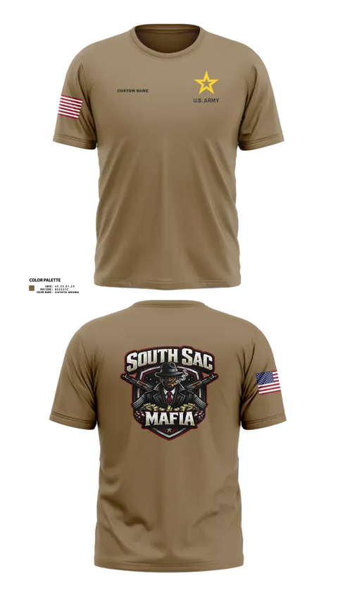 Short Sleeve Performance Shirt, SAC SOUTH, Army, Teamtime, Team time, sublimation, custom sports apparel, team uniforms, spirit wear, spiritwear, sports uniforms, custom shirts, team store, custom team store, fundraiser sports, apparel fundraiser