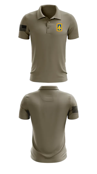 108th Air Defense Artillery Brigade 44392598 Short Sleeve Performance Polo - 43