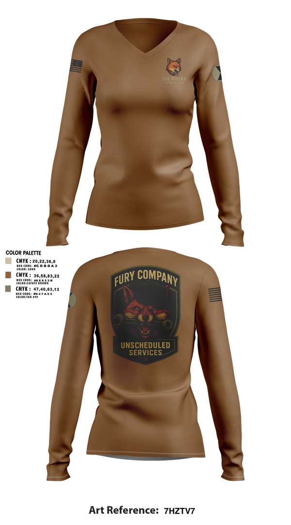Womens Long Sleeve Vneck Shirt, Unscheduled Service, , Teamtime, Team time, sublimation, custom sports apparel, team uniforms, spirit wear, spiritwear, sports uniforms, custom shirts, team store, custom team store, fundraiser sports, apparel fundraiser