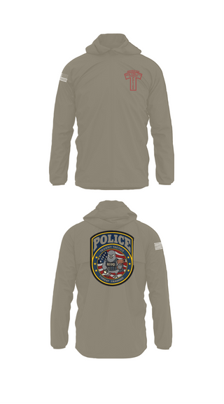 Windbreaker, NYPD THREAT, Police, Teamtime, Team time, sublimation, custom sports apparel, team uniforms, spirit wear, spiritwear, sports uniforms, custom shirts, team store, custom team store, fundraiser sports, apparel fundraiser