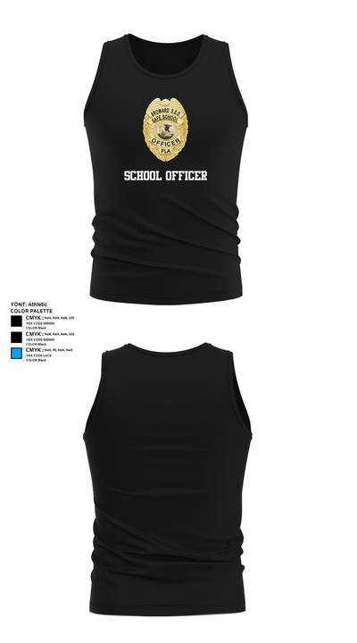 School officer 37316747 Tank Top - 37