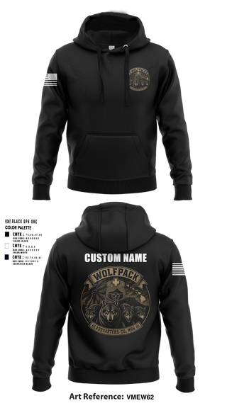 Hoodie, Headquarters Company, MRB HI, Army, Teamtime, Team time, sublimation, custom sports apparel, team uniforms, spirit wear, spiritwear, sports uniforms, custom shirts, team store, custom team store, fundraiser sports, apparel fundraiser
