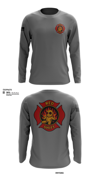 Long Sleeve Performance Shirt, City of Lake Geneva Fire Department, , Teamtime, Team time, sublimation, custom sports apparel, team uniforms, spirit wear, spiritwear, sports uniforms, custom shirts, team store, custom team store, fundraiser sports, apparel fundraiser