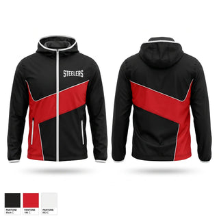 Windbreaker, STEELERS, , Teamtime, Team time, sublimation, custom sports apparel, team uniforms, spirit wear, spiritwear, sports uniforms, custom shirts, team store, custom team store, fundraiser sports, apparel fundraiser