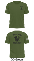 D Platoon 37319682 Old School Cotton Feel Shirt - 48