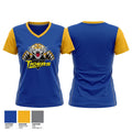 Stringtown Tigers 49293970 Women's Short Sleeve V-neck Shirt - 1