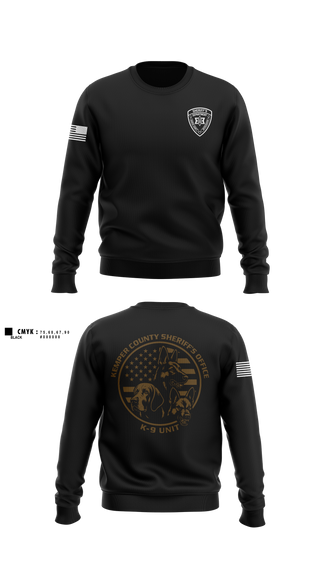 Crew Neck Sweatshirt, Kemper County Sheriff’s Office, Police, Teamtime, Team time, sublimation, custom sports apparel, team uniforms, spirit wear, spiritwear, sports uniforms, custom shirts, team store, custom team store, fundraiser sports, apparel fundraiser