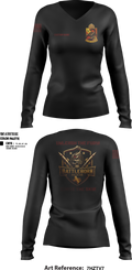 Battleborn Women's Long Sleeve V-neck Shirt - 22