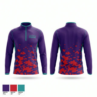 Quarter Zip Jacket, New Mexico Impact, Baseball, Teamtime, Team time, sublimation, custom sports apparel, team uniforms, spirit wear, spiritwear, sports uniforms, custom shirts, team store, custom team store, fundraiser sports, apparel fundraiser