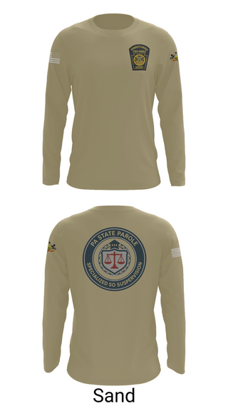 Long Sleeve Performance Shirt, Specialized Sex Offender Supervision, Police, Teamtime, Team time, sublimation, custom sports apparel, team uniforms, spirit wear, spiritwear, sports uniforms, custom shirts, team store, custom team store, fundraiser sports, apparel fundraiser