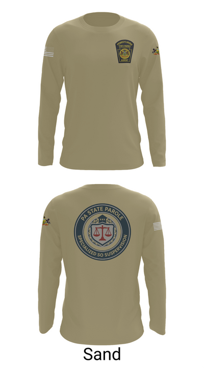 Specialized Sex Offender Supervision 79544168 Long Sleeve Performance Shirt 82