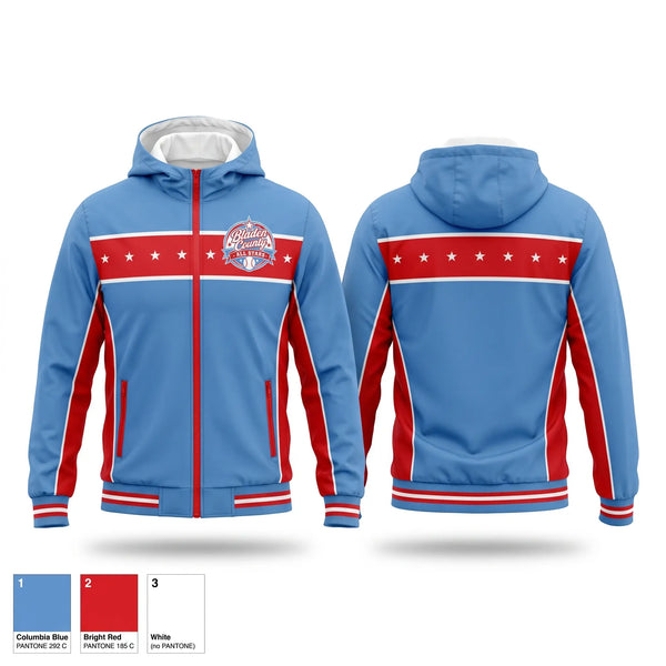 Windbreaker, Bladen County All Stars, Softball, Teamtime, Team time, sublimation, custom sports apparel, team uniforms, spirit wear, spiritwear, sports uniforms, custom shirts, team store, custom team store, fundraiser sports, apparel fundraiser
