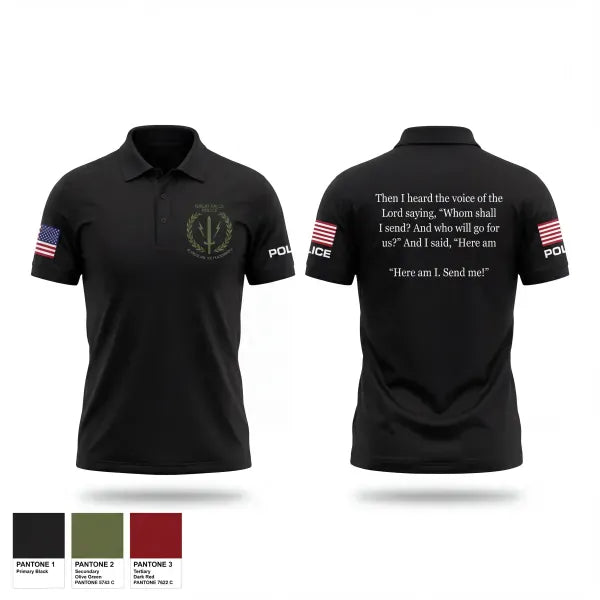 Short Sleeve Performance Polo, Great Falls Police Department, Police, Teamtime, Team time, sublimation, custom sports apparel, team uniforms, spirit wear, spiritwear, sports uniforms, custom shirts, team store, custom team store, fundraiser sports, apparel fundraiser