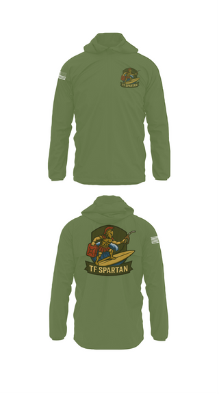 Windbreaker, Task Force Spartan, , Teamtime, Team time, sublimation, custom sports apparel, team uniforms, spirit wear, spiritwear, sports uniforms, custom shirts, team store, custom team store, fundraiser sports, apparel fundraiser