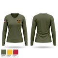 Beeville Police Department Women's Long Sleeve V-neck Shirt - 1