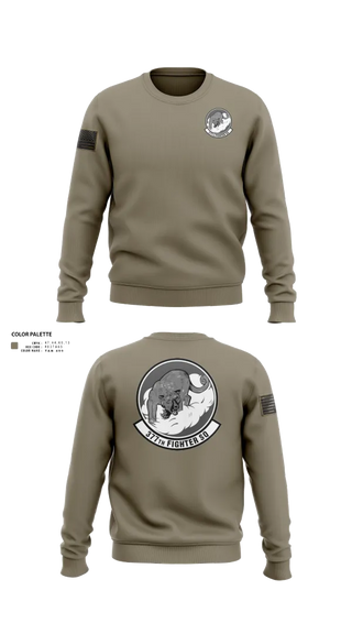 Crew Neck Sweatshirt, 377 Fighter Generation Squadron, , Teamtime, Team time, sublimation, custom sports apparel, team uniforms, spirit wear, spiritwear, sports uniforms, custom shirts, team store, custom team store, fundraiser sports, apparel fundraiser
