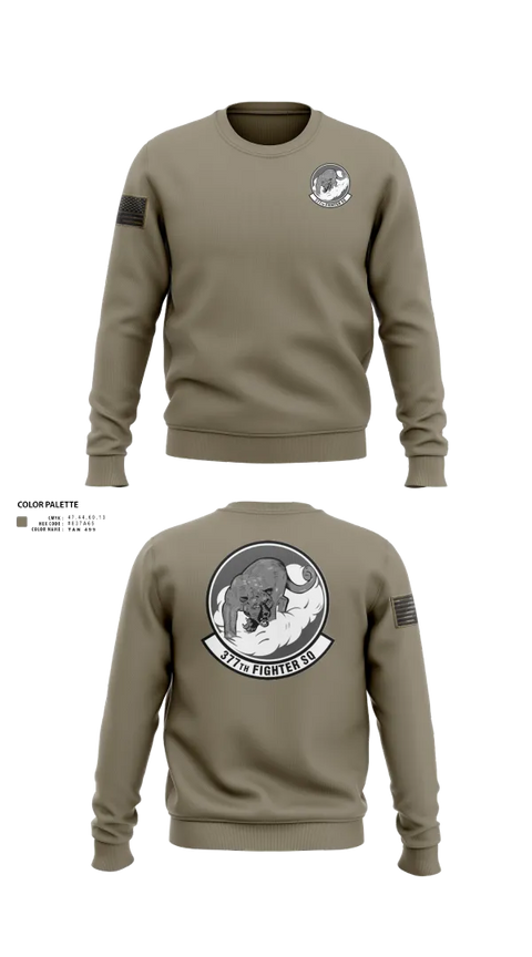 Crew Neck Sweatshirt, 377 Fighter Generation Squadron, , Teamtime, Team time, sublimation, custom sports apparel, team uniforms, spirit wear, spiritwear, sports uniforms, custom shirts, team store, custom team store, fundraiser sports, apparel fundraiser