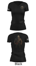 63rd OD CO Fire Rescue 17457378 Women's Short Sleeve V-neck Shirt - 24