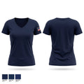 Crescent Springs Villa Hills Fire Department Women's Short Sleeve V-neck Shirt - 1