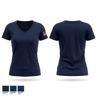Womens Short Sleeve Vneck Shirt, Crescent Springs Villa Hills Fire Department, Fire Department, Teamtime, Team time, sublimation, custom sports apparel, team uniforms, spirit wear, spiritwear, sports uniforms, custom shirts, team store, custom team store, fundraiser sports, apparel fundraiser