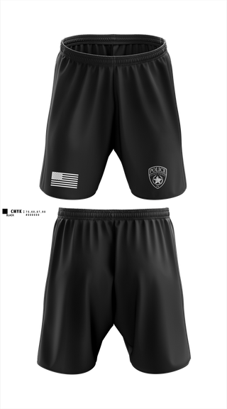 Athletic Shorts With Pockets, Hughes Springs Police Department, Police, Teamtime, Team time, sublimation, custom sports apparel, team uniforms, spirit wear, spiritwear, sports uniforms, custom shirts, team store, custom team store, fundraiser sports, apparel fundraiser