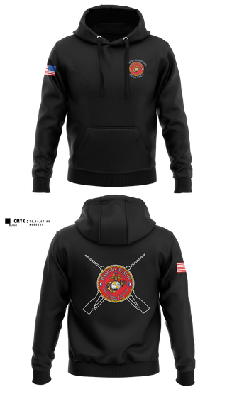 Hoodie, Ruskin Highschool MCJROTC drill team, Marines, Teamtime, Team time, sublimation, custom sports apparel, team uniforms, spirit wear, spiritwear, sports uniforms, custom shirts, team store, custom team store, fundraiser sports, apparel fundraiser