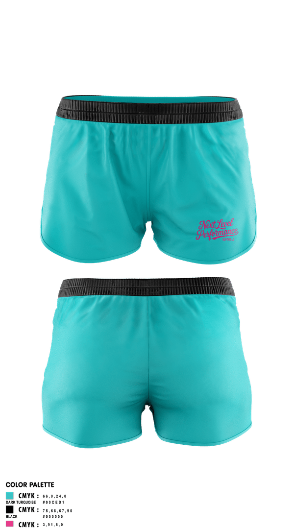 Womens Shorts, Next Level Performance, Softball, Teamtime, Team time, sublimation, custom sports apparel, team uniforms, spirit wear, spiritwear, sports uniforms, custom shirts, team store, custom team store, fundraiser sports, apparel fundraiser