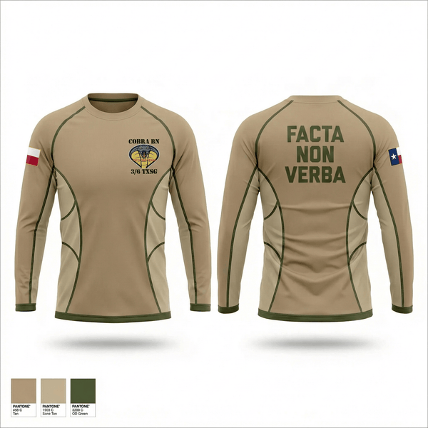 Long Sleeve Performance Shirt, 3BN/6BDE Cobras, Army, Teamtime, Team time, sublimation, custom sports apparel, team uniforms, spirit wear, spiritwear, sports uniforms, custom shirts, team store, custom team store, fundraiser sports, apparel fundraiser