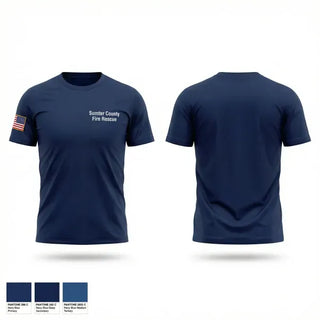 Short Sleeve Performance Shirt, Sumter County Fire & Rescue, Fire Department, Teamtime, Team time, sublimation, custom sports apparel, team uniforms, spirit wear, spiritwear, sports uniforms, custom shirts, team store, custom team store, fundraiser sports, apparel fundraiser