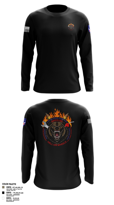 E co 1/25 4146050 Long Sleeve Performance Shirt 3
