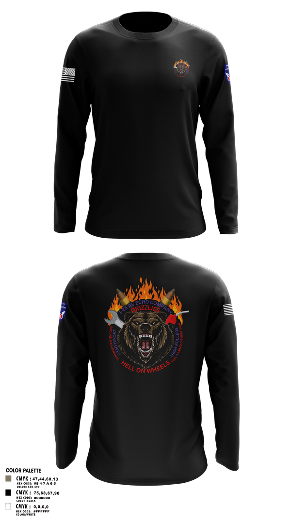 Long Sleeve Performance Shirt, E co 1/25, Army, Teamtime, Team time, sublimation, custom sports apparel, team uniforms, spirit wear, spiritwear, sports uniforms, custom shirts, team store, custom team store, fundraiser sports, apparel fundraiser