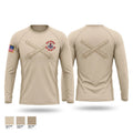 A Battery 1-134th Field Artillery Long Sleeve Performance Shirt - 1