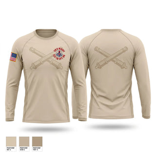 Long Sleeve Performance Shirt, A Battery 1-134th Field Artillery, Army, Teamtime, Team time, sublimation, custom sports apparel, team uniforms, spirit wear, spiritwear, sports uniforms, custom shirts, team store, custom team store, fundraiser sports, apparel fundraiser