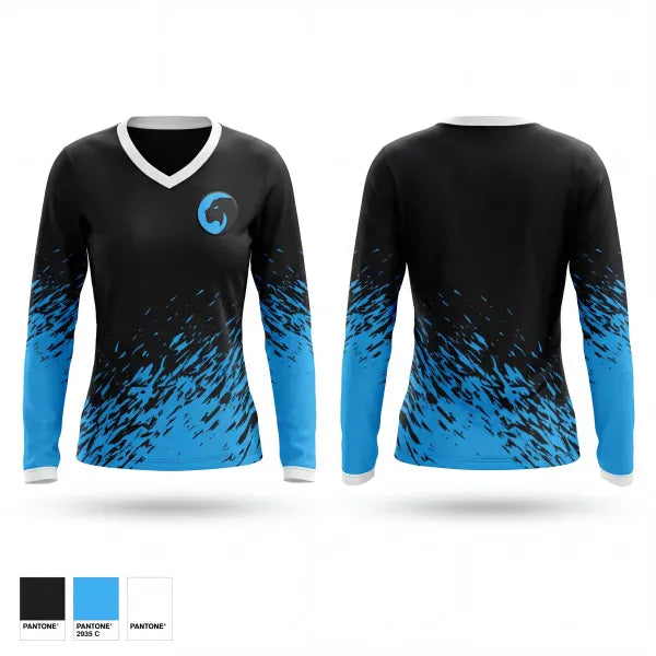 Womens Long Sleeve Vneck Shirt, Lost Boys FC, Men's Soccer, Teamtime, Team time, sublimation, custom sports apparel, team uniforms, spirit wear, spiritwear, sports uniforms, custom shirts, team store, custom team store, fundraiser sports, apparel fundraiser