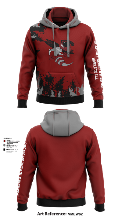 Fairmont Heights High School Basketball 2984774 Hoodie - 41