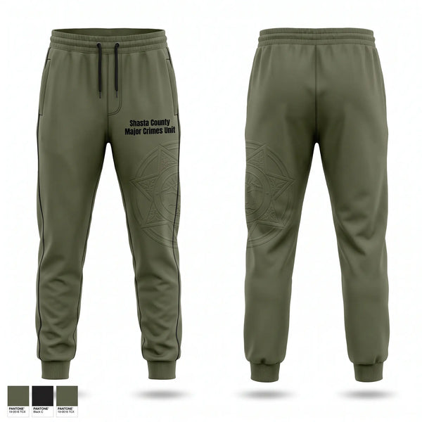 Sweatpants, Shasta County Major Crimes Unit, Police, Teamtime, Team time, sublimation, custom sports apparel, team uniforms, spirit wear, spiritwear, sports uniforms, custom shirts, team store, custom team store, fundraiser sports, apparel fundraiser
